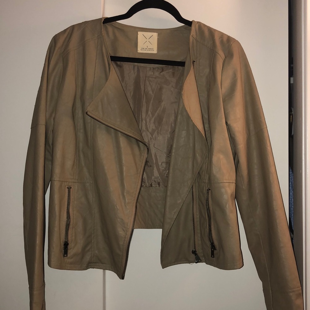 Leather jacket